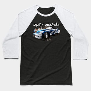 NSF M3 E46 GTR TOURING CAR DTM WIDEBODY most wanted Baseball T-Shirt